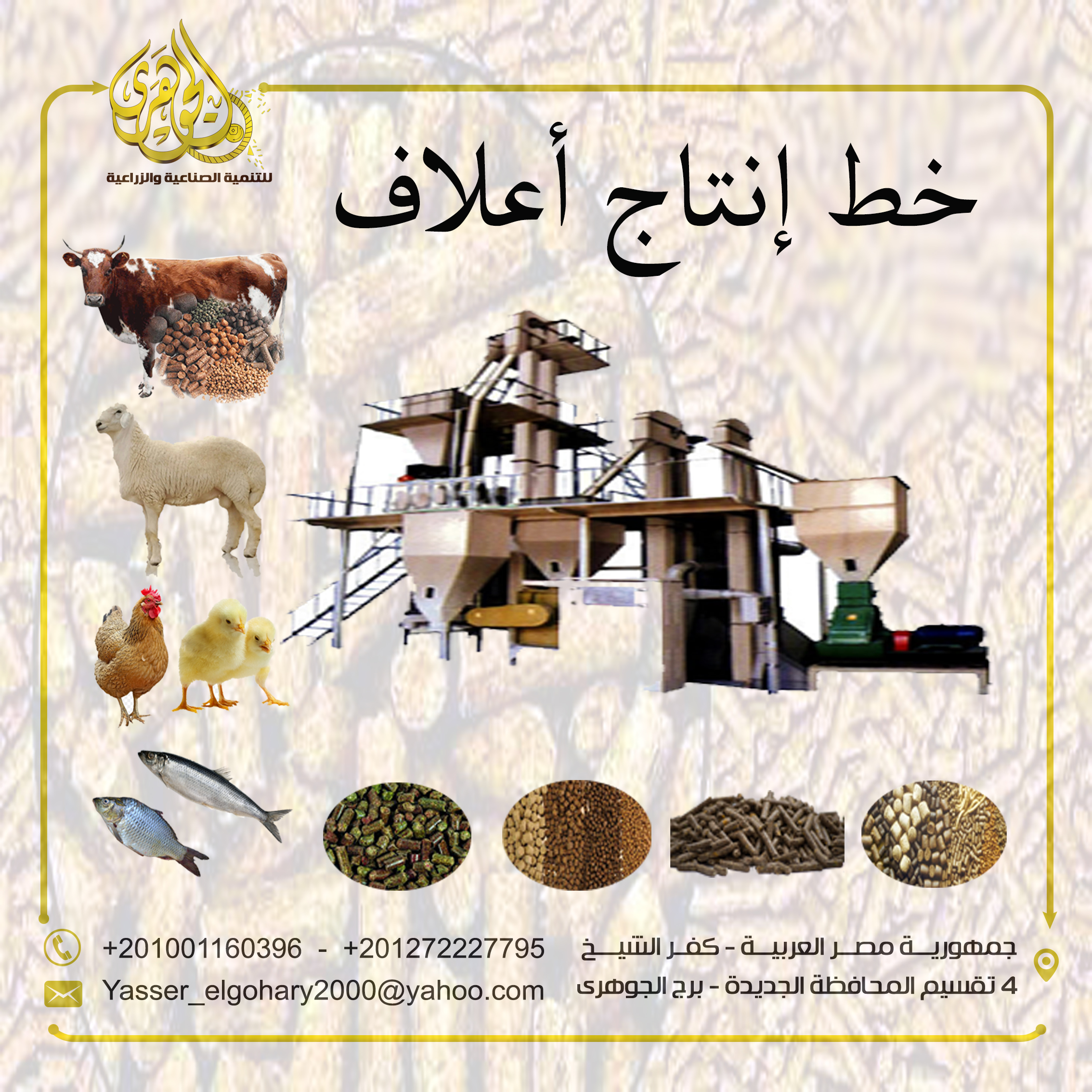 خط انتاج معدات مصانع اعلاف 1 خط انتاج 6