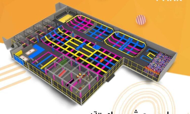 تصميم ترامبولين بارك على أي مساحة 1 trampoline park