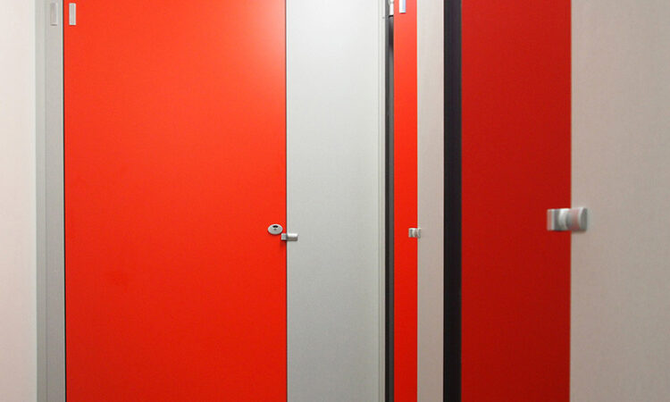 Bath room partition phenolic compact laminate Decorative 1