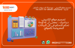 تصميم موقع الكتروني – مع شركة تك سوفت للحلول الذكية – Tec Soft for SMART solutions 3