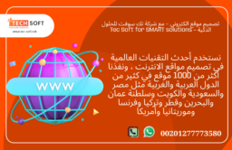 تصميم موقع الكتروني – مع شركة تك سوفت للحلول الذكية – Tec Soft for SMART solutions 4