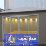 بيوت شعر واجهه زجاج