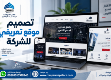 تصميم موقع تعريفي للشركة